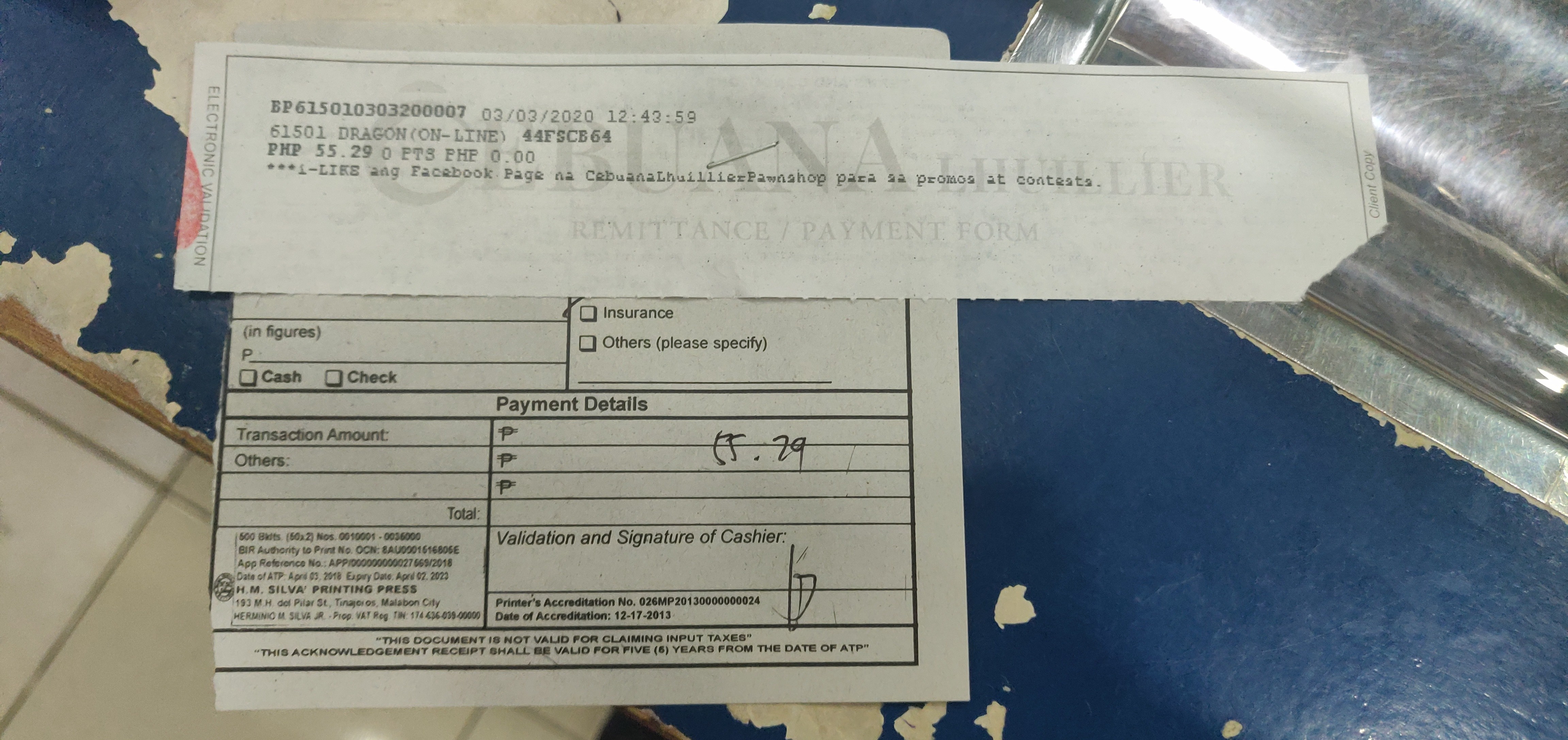 Transaction Receipt